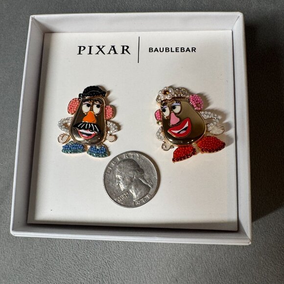 BaubleBar Pixar Disney Toy Story Mr. and Mrs. Potato Head Earrings - Picture 8 of 8